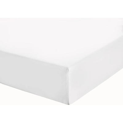 Бял чаршаф с ластик трико