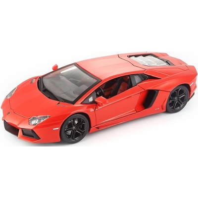 Bburago Kit Lamborghini Aventador LP 700 4 oranžová metalíza 1:18