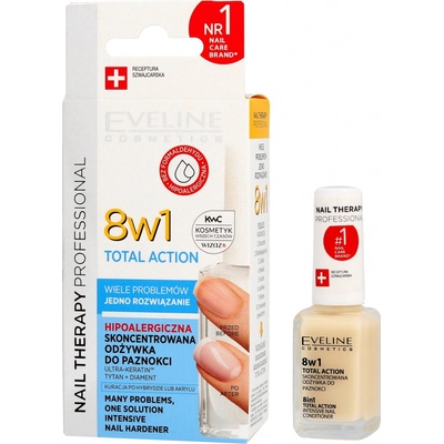 Eveline Nail Therapy Total Action 8v1 12 ml – Zboží Dáma