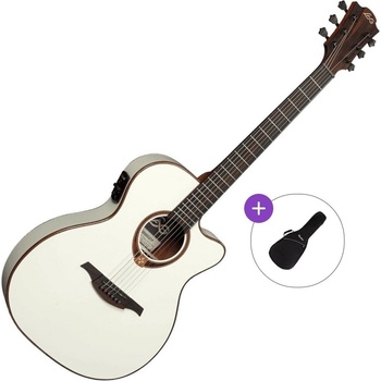 LÂG GUITARS Tramontane 118 T118ASCE-IVO Basic SET Ivory Електро-акустична китара Джъмбо
