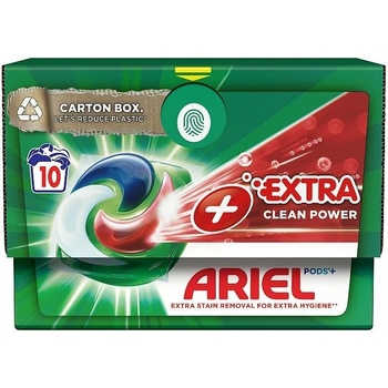 Ariel +Extra Cleaning Power All-in-1 PODS Gélové Kapsuly Na Pranie 10 PD