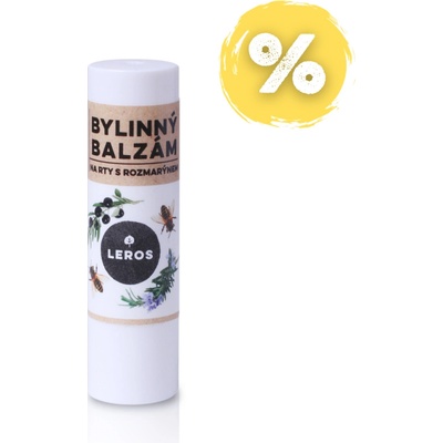 Leros Balzám na rty s Rozmarýnem 5 ml