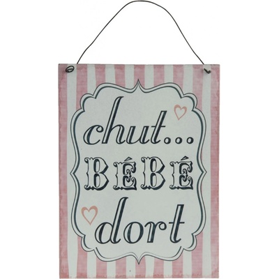 Kovová cedule Chut Bebe - 20*15 cm - Clayre & Eef