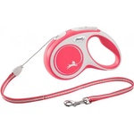 flexi Автоматичен повод Flexi New COMFORT S ВЪЖЕ - ЧЕРВЕНО, 5 м за кучета до 12 кг NOBBY Germany 77527
