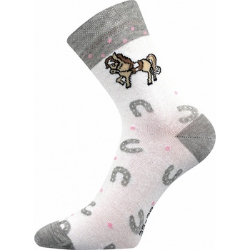 Dievčenské ponožky Animals biela