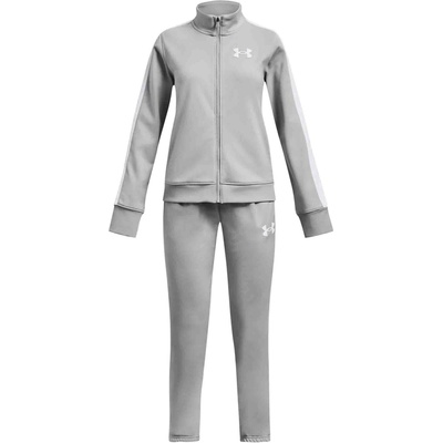 Under Armour dievčenská športová súprava EM KNIT TRACK SUIT sivá