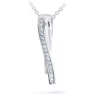 Cutie Jewellery přívěsek z bílého zlata se zirkony Z6301 2880 40 10 X 2