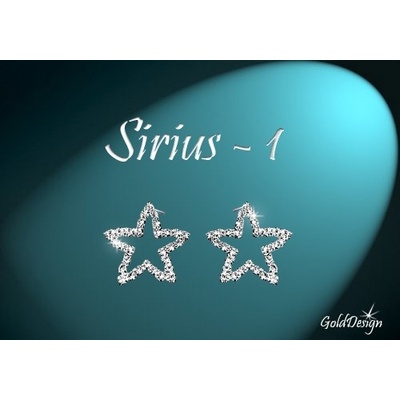 Gold Design Sirius I. stříbřené GD1040