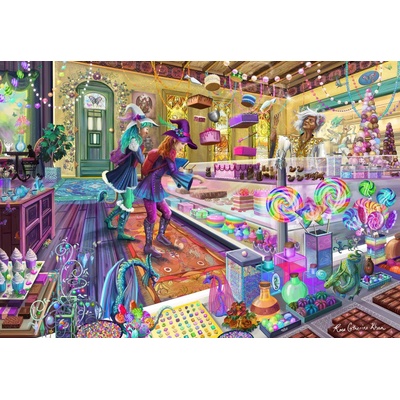Bluebird Puzzle - Puzzle Fantasy Bakery - 1 000 piese