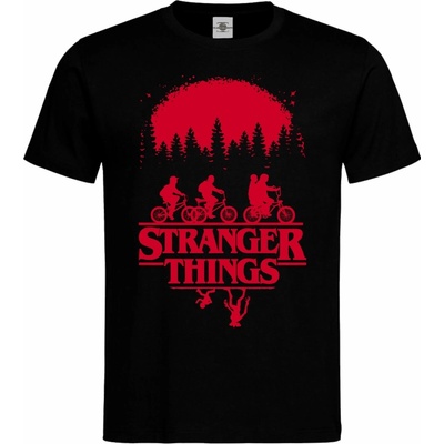 Tričko Stranger Things Upside down Černá – Hledejceny.cz