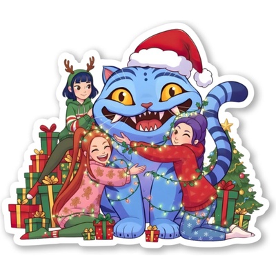 Samolepka K-Pop Demon Hunters Limited X-MAS 2025 – Zbozi.Blesk.cz