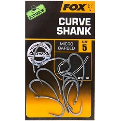 Fox Edges Curve Shank s Protihrotom veľ.2 10 ks