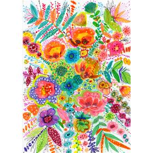 Enjoy - Puzzle Bright Blossoms - 1 000 piese