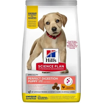 Hill's Суха храна Hills puppy Large perfect digestion 10+2 kg (607244)