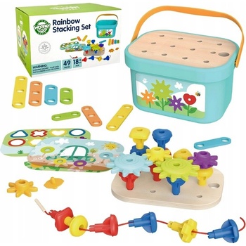 WOOPIE GREEN Constructive Montessori Motor BOX 12v1 FSC