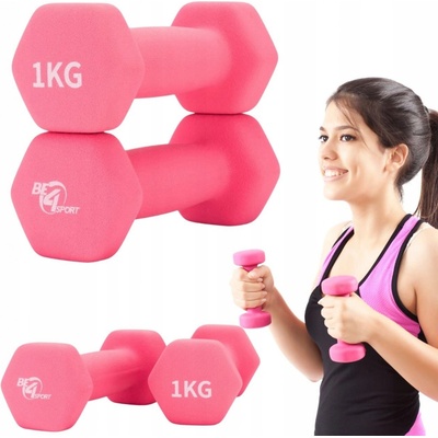 Be4Sport Neoprénové činky 2 x 1 kg 2 ks