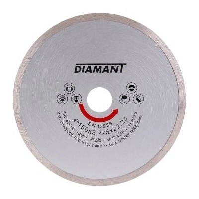 FESTA Kotouč diamantový diamant 150x22. 2x2. 2mm plný