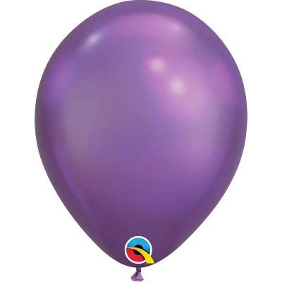 Qualatex Balónek CHROME 18 cm fialový