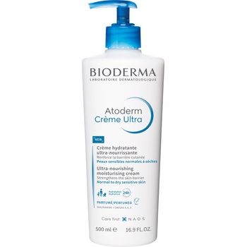 Image 1 of BIODERMA Atoderm Успокояващ крем за лице и тяло Ultra, с аромат, 500 ml