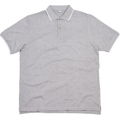 Mantis pánska polokošeľa P191 heather grey melange