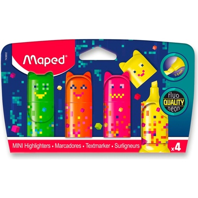 Maped Pixel Party Mini sada 4 ks 43602
