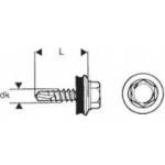 Uncanny Brand Self-tapping screw 4.8*20mm ral 3011