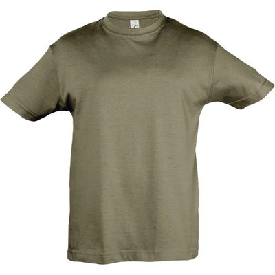 Sol's Collection tričko Regent Kids COT-25197054982 Army zelená