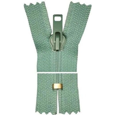 Spirálový zip, nedělitelný - 35cm - tyrkysový - Koh-i-noor - BALENÍ 10 ks