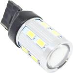  Диодна крушка тип t20 canbus с 16 smd диода и лупа 5630 единична светлина червена (t2016smdr)