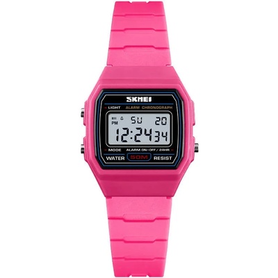 Skmei Детски часовник SKMEI Classic Sport, Розов (SKMEI-1460-DARK-PINK)