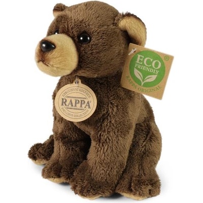 Rappa Плюшено кафяво мече седнало 15 см eco-friendly
