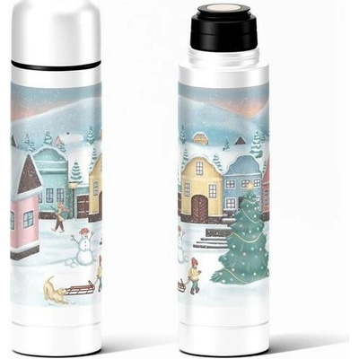 Toro Nerezová termoska so stop ventilom 500 ml dedinka