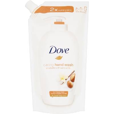 Dove Purely Pampering Bambucké máslo a vanilka tekuté mýdlo náhradní náplň 500 ml