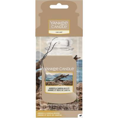 Yankee Candle AMBER & SANDALWOOD papírová visačka