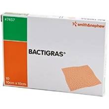 PROMEDICA Bactigras antisept.krytí s mastí 10 x 10 cm 10 ks