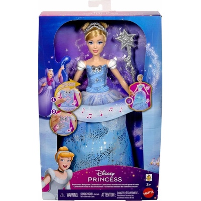 Mattel Disney Princess Popoluška so svetlami a zvukmi
