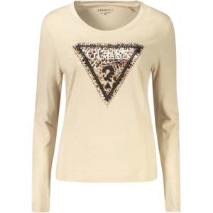 Guess jeans Дамска блуза с дълъг ръкав guess jeans, Размер s, Цвят Бежов (w6bi57k7387_beg1h1)