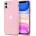 Spigen Liquid Crystal Glitter Case - тънък силиконов (TPU) калъф за iPhone 11 (розов)