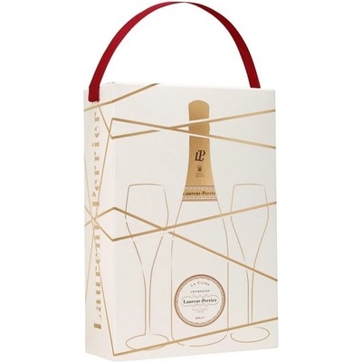 Laurent Perrier La Cuvée 12% 0,75 l (darčekové balenie 2 poháre)
