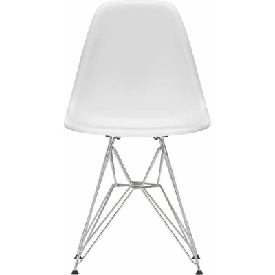 Vitra Eames DSR cotton white / chrome