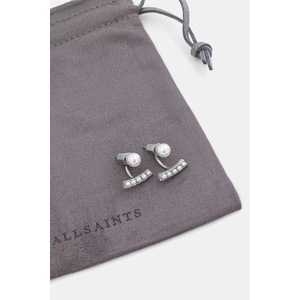 AllSaints обици дамски месингови с циркон (37585222SLV127)
