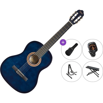Valencia VC104 Premium SET 4/4 Blue Sunburst Класическа китара