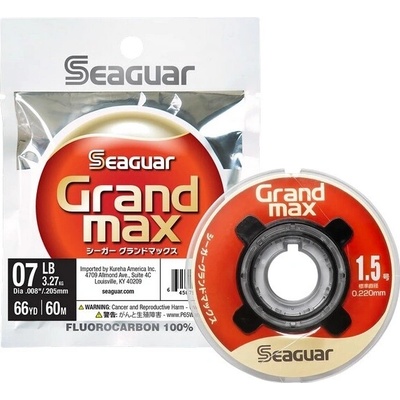 Seaguar Grandmax Fluorocarbon 60 m 0,435 mm 9 kg