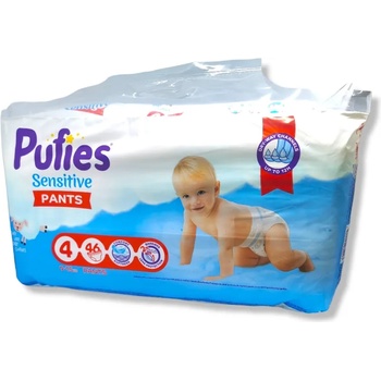 Image 1 of pufies бебешки гащички, Sensitive, номер 4, 9-15кг, 46 броя