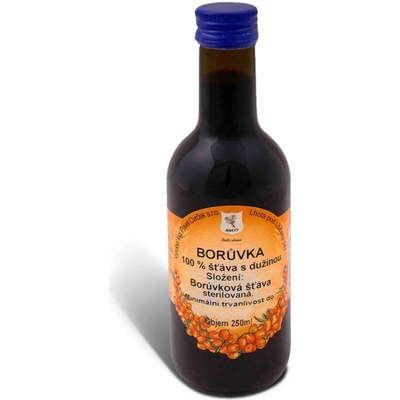 Cvrček Čučoriedka 100% šťava 250 ml