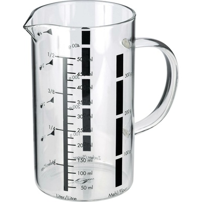 Odměrka 500 ml skleněná, Küchenprofi