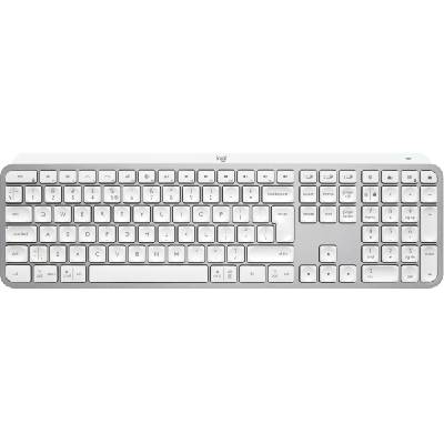 MX Keys S, Bluetooth, USB Type C, Li-Pol 1500 mAh, Бял (920-011588)