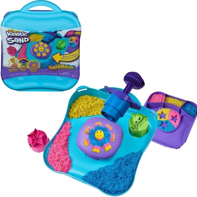 SPIN MASTER Kinetic Sand Squish Motion set kinetický písek s nástroji 6069401 – Sleviste.cz