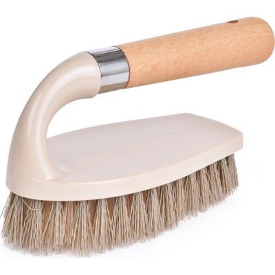Dedra Kartáč na čištění a úklid typ žehlička s rukojetí z bukového dřeva NATURAL LOOK