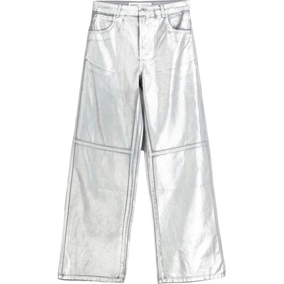 Bershka Панталон сребърно, размер XS